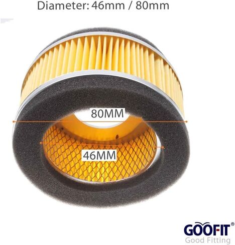 GOOFIT Air Filter Cleaner Element for Jonway YY150T-12 GY6 125cc 150cc Scooter Moped Motor in Saudi Arabia