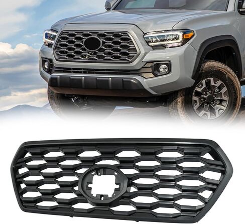 شبكة LED الشبكية العلوية الكاربال الأمامية متوافقة مع 2012-2015 Toyota Tacoma مع مصابيح LED أسود in Kuwait