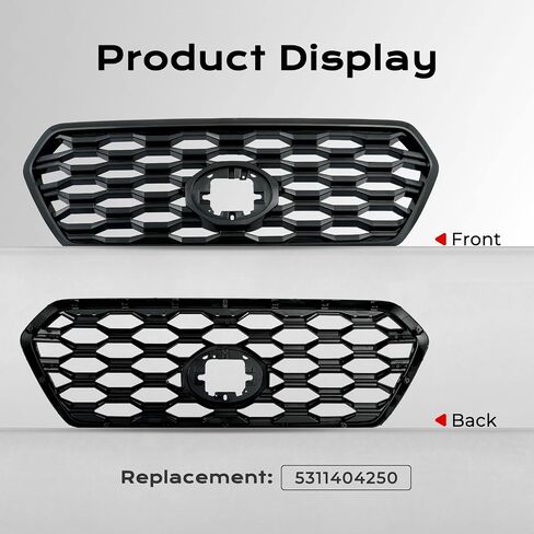 شبكة LED الشبكية العلوية الكاربال الأمامية متوافقة مع 2012-2015 Toyota Tacoma مع مصابيح LED أسود in Kuwait