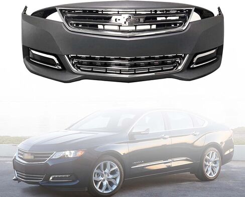 Impala Front Bumper Grille Kit W/Fog Lamp Covers Compatible with 2014 2015 2016 2017 2018 2019 2020 Chevy Impala Complete Front Bumper Kit with Fog Light Covers in Saudi Arabia