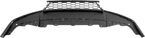 Front Lower Grill Compatible with 2017-2019 Honda Civic EX/EX-L/LX Bumper Face Bar Grille Plastic(PP) Replacement for HO1036128 71102TGGA00 Painted Gloss Black in Saudi Arabia