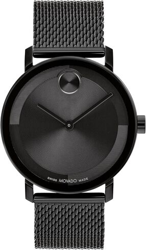 Movado Bold Evolution 2.0 Men's Watch - Swiss Quartz Movement, Stainless Steel Mesh Bracelet - 3 ATM Water Resistance - Luxury Fashion Timepiece for Him - 40mm in Saudi Arabia
