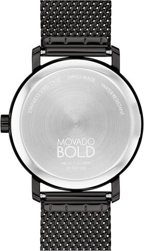 Movado Bold Evolution 2.0 Men's Watch - Swiss Quartz Movement, Stainless Steel Mesh Bracelet - 3 ATM Water Resistance - Luxury Fashion Timepiece for Him - 40mm in Saudi Arabia