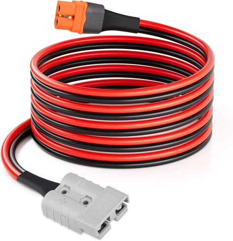 10AWG 2FT Anderson SB50 Battery Quick Connect/Disconnect to XT60i Female Cable SB50-XT60I Connector Cable for RC Battery Solar Panel and Solar Portable Power Station in Saudi Arabia
