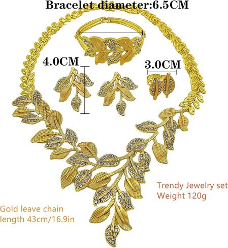 مجموعة مجوهرات قلادة ذهبية مجموعة سوار ذهبي الدائرية إكسسوارات المجوهرات الزفاف مجموعة للنساء الزفاف in Kuwait