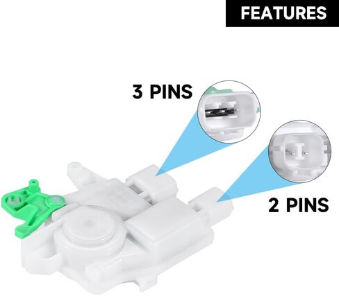 Rear Left Passenger Side Power Door Lock Actuator - Compatible for Acura TSX 2004-2008 for Acura TL 2004-2008 - Replace Part 72655SEAG01 in Saudi Arabia