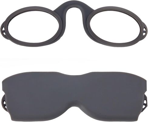 REAVEE Ultra Slim Armless Reading Glasses for Men Women, Small and Flat Readers Compact Pocket Size with Stick-on Case Holder in Kuwait