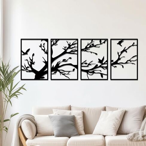 cape leadwort 3Pcs Tree of Life Wall Art, Metal Tree Life Wall Decor, Tree of Life Wall Hanging, Family Tree Wall for Bathroom Kitchen Living Room Bedroom in Kuwait