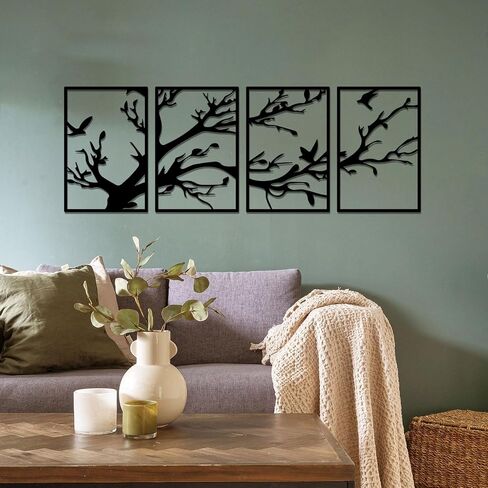 cape leadwort 3Pcs Tree of Life Wall Art, Metal Tree Life Wall Decor, Tree of Life Wall Hanging, Family Tree Wall for Bathroom Kitchen Living Room Bedroom in Kuwait