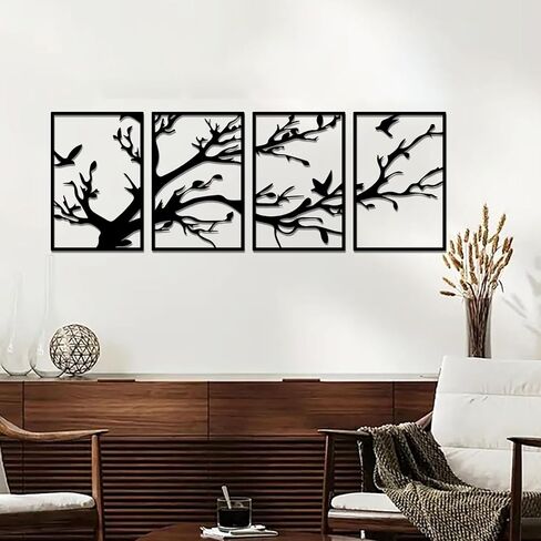 cape leadwort 3Pcs Tree of Life Wall Art, Metal Tree Life Wall Decor, Tree of Life Wall Hanging, Family Tree Wall for Bathroom Kitchen Living Room Bedroom in Kuwait