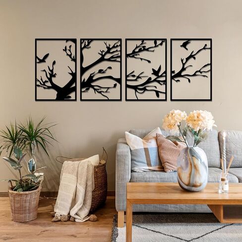 cape leadwort 3Pcs Tree of Life Wall Art, Metal Tree Life Wall Decor, Tree of Life Wall Hanging, Family Tree Wall for Bathroom Kitchen Living Room Bedroom in Kuwait