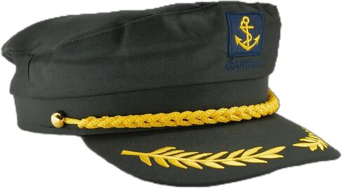 Yacht Captain Hat, Adjustable Captain Hat for Men and Women,Sunglasses Sailor Ship Cap, Adult Boat Captain Hat, Sailor hat Cosplay Costume Accessory (White) in Saudi Arabia