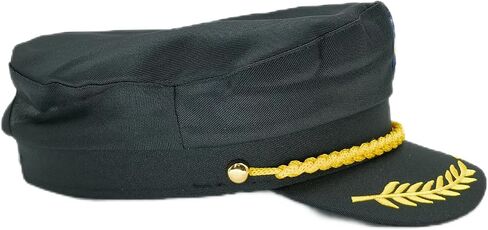 Yacht Captain Hat, Adjustable Captain Hat for Men and Women,Sunglasses Sailor Ship Cap, Adult Boat Captain Hat, Sailor hat Cosplay Costume Accessory (White) in Saudi Arabia