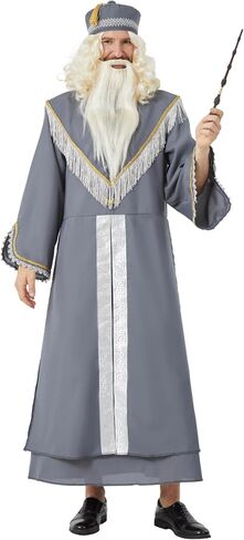 أزياء معالج الرجال البالغين 5pcs مضحك هالوين رمادي رداء الأزياء in Saudi Arabia