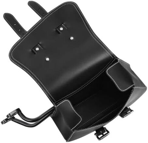 TCMT Waterproof Side Bag Saddlebags Bracket Fit For Harley Sportster XL883 XL1200 2007-2020 2019 Black PU Leather in Saudi Arabia