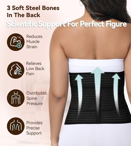 SHAPSHE Postpartum Belly Band Abdominal Binder Post Surgery C Section Belly Binder Post Partum Faja Waist Trainer Wrap in Saudi Arabia