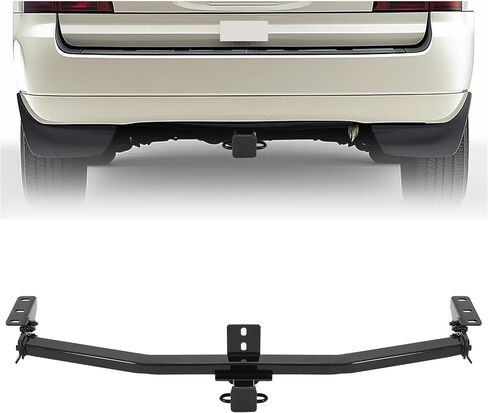 ECOTRIC Class 3 Trailer Hitch Tow 2'' Receiver Compatible with 2001-2006 MDX / 2001-2008 Honda Pilot Replacement for 13328 in Saudi Arabia