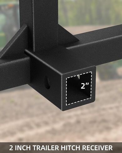 3 Point 2 Inches Trailer Hitch Receiver for Cate 1, Heavy Duty Drawbar Adapter, Quick Hitch Tractor Attachment, Compatible with Kubota, BX, LM25H, WLM Tractor, NorTrac, Yanmar, Kioti, Cat, John Deere. in Saudi Arabia