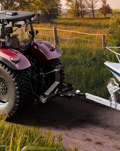 3 Point 2 Inches Trailer Hitch Receiver for Cate 1, Heavy Duty Drawbar Adapter, Quick Hitch Tractor Attachment, Compatible with Kubota, BX, LM25H, WLM Tractor, NorTrac, Yanmar, Kioti, Cat, John Deere. in Saudi Arabia