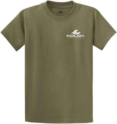 Koloa Surf Classic 2-Sided Wave Logo Heavy Cotton T-Shirts in Regular,Big & Tall in Saudi Arabia
