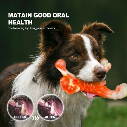 Indestructible Dog Toys for Aggressive Chewers Large Breed, Dog Chew Toys for Aggressive Chewers, Tough Dog Toys for Large Dogs Aggressive Chewers, Large Dog Toys, Squeaky Dog Toys for Dogs in Saudi Arabia
