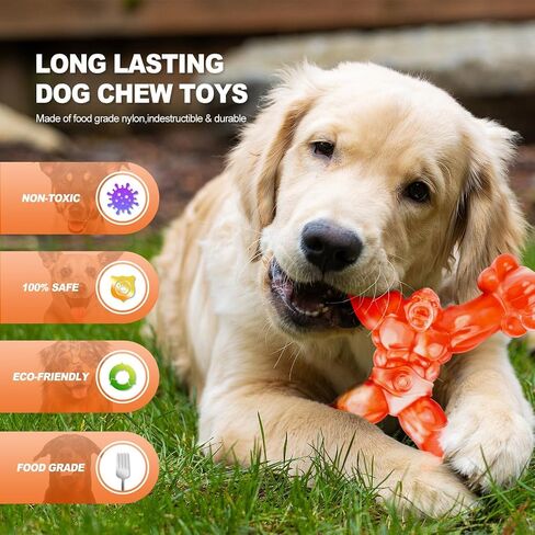 Indestructible Dog Toys for Aggressive Chewers Large Breed, Dog Chew Toys for Aggressive Chewers, Tough Dog Toys for Large Dogs Aggressive Chewers, Large Dog Toys, Squeaky Dog Toys for Dogs in Saudi Arabia