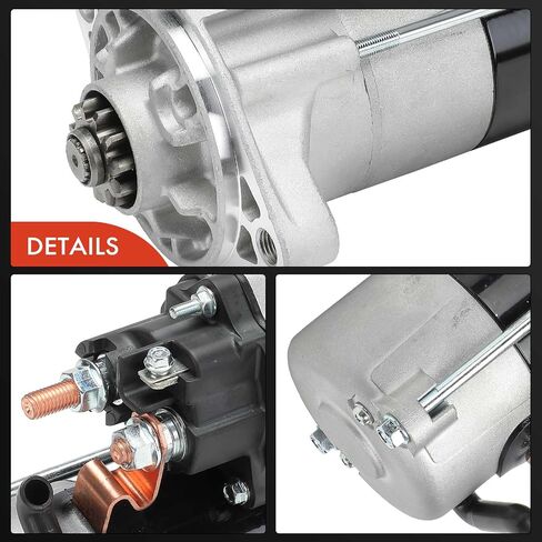 A-Premium Starter Motor Compatible with Hino 238 2011-2014, 258 2011-2017, 258ALP 2011-2014, 258LP 2011-2014, 268 2011-2017, 268A 2011-2014, 7.7L, 12V 3.0KW 11-Teeth Clockwise in Saudi Arabia