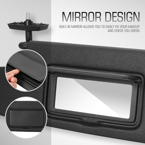 DNA Motoring Side Driver Sun Sungor متوافق مع 07-16 Wrangler ، Black ، 55371009AA ، ZTL-Y-0326 in Saudi Arabia