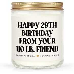 Baubledazz Funny Best Friend Friend Higds for Women- Handmender Lavender Soy Candle- Happy 30 ، 40 ، 50 ، 60 ، 70th for Women ، Friend ، Her ، Bestie (7oz) in Kuwait