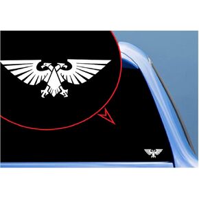 سيارة مخصصة لسيارات وارهامر 40K Aquilla Imperium من Man Vinyl Scal - سيارة الشاحنة المحمولة ملصق ملصق ملصق/أبيض in Kuwait