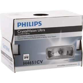 Philips Automotive Lighting H4651 CrystalVision ultra Upgrade Xenon-Look Halogen Headlight, 1 Pack in Kuwait
