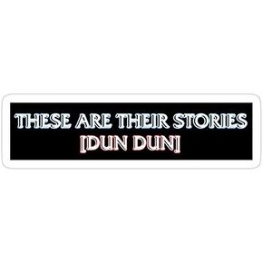 DUN DUN (Version 2), Law Order Decal Sticker - Sticker Graphic - Auto, Wall, Laptop, Cell, Truck Sticker for Windows, Cars, Trucks in Kuwait