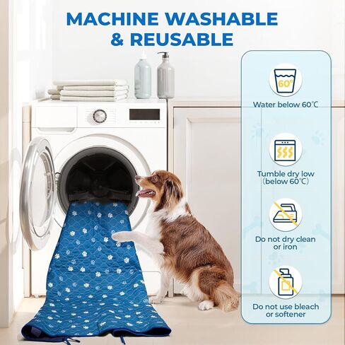 منصات التبول القابلة للغسل القابلة للغسل للكلاب ، 2 حزمة كبيرة 36 ​​"x41" in Kuwait