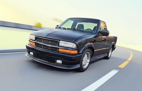 Front Bumper Lip Compatible With 1998-2004 CHEVY S10, 1998-2004 GMC S15 SONOMA, Extreme Style Black Front Lip Spoiler Splitter by IKON MOTORSPORTS, 1999 2000 2001 2002 2003 in Saudi Arabia