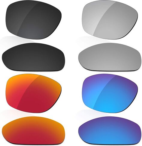 Polarized Lens Replacement for Oakley She's Unstoppable OO9297 Sunglass - Dark Black+Silver Grey+Fire Red+Ice Blue in Saudi Arabia