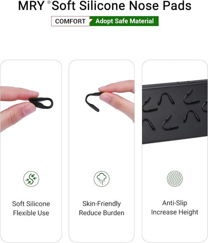 Mryok Replacement Nose Pieces Nose Pads for Oakley Activate OX8173 Eyeglass - Opt in Saudi Arabia