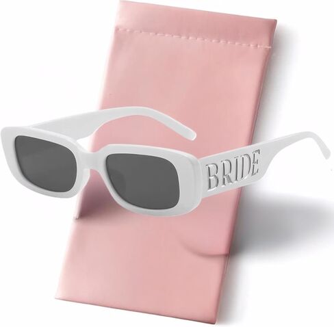 Bride Sunglasses White Bridal Sunglasses For Women,Bridal Sunglass For Bachelorette Party,Bachelorette Party Favors Accessories Bridal Shower Gifts For Bride Party in Saudi Arabia