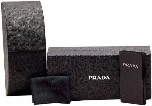 PRADA PR-19ZSF 1425S0 نظارة شمسية تلك/أبيض/رمادي داكن الشكل المربع 56 مم in Saudi Arabia