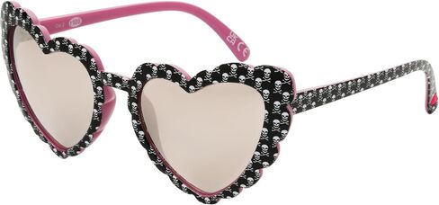 Betsey Johnson ملكة ملكة القلوب ، الأسود مع نمط الجمجمة ، 55 ملم in Saudi Arabia