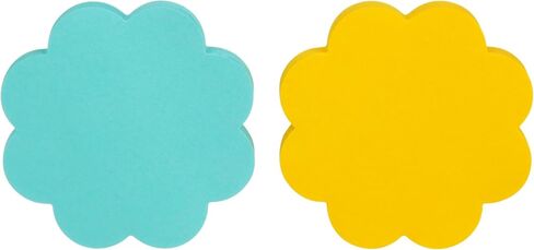 Post-it Notes, Heart Shape, Assorted Colors, 2.6x2.6 in, 2 Pads, 75 Sheets/Pad (7350-HRT) in Saudi Arabia