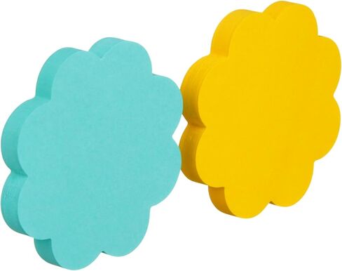 Post-it Notes, Heart Shape, Assorted Colors, 2.6x2.6 in, 2 Pads, 75 Sheets/Pad (7350-HRT) in Saudi Arabia