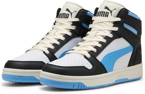 PUMA Men's Rebound Layup Sneaker, Suede Navy White, 11 in Saudi Arabia
