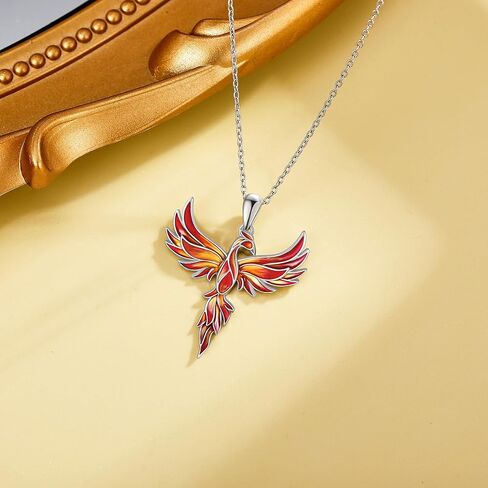 Phoenix/Butterfly/Opossum/Horse/Black Cat Necklace 925 Sterling Silver Animal Jewts for Women in Kuwait