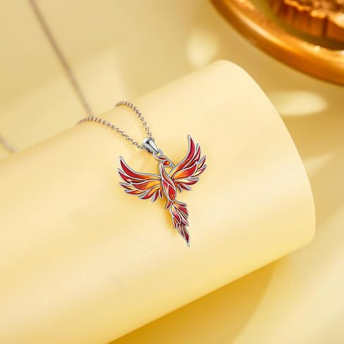 Phoenix/Butterfly/Opossum/Horse/Black Cat Necklace 925 Sterling Silver Animal Jewts for Women in Kuwait