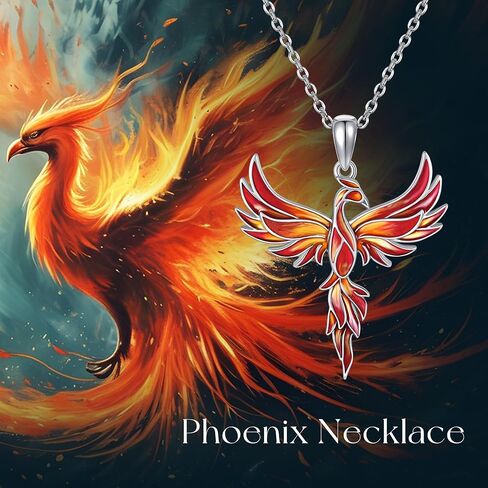 Phoenix/Butterfly/Opossum/Horse/Black Cat Necklace 925 Sterling Silver Animal Jewts for Women in Kuwait