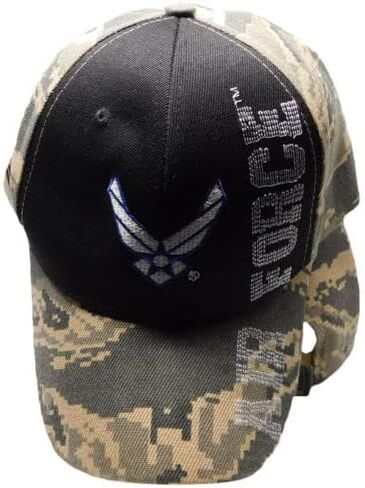 Trade Winds Air Force Wings USAF USA Patch 3D Letters Flag ACU Camo Cap Hat Embroidered in Saudi Arabia