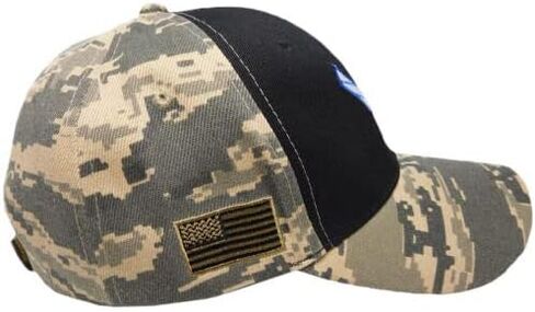 Trade Winds Air Force Wings USAF USA Patch 3D Letters Flag ACU Camo Cap Hat Embroidered in Saudi Arabia