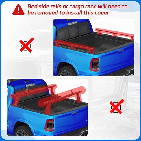PZ Soft Roll Truck Bed Tonneau Cover متوافق مع 2020-2025 Jeep Gladiator JT 5 '(60.3 ") سرير أسود in Kuwait