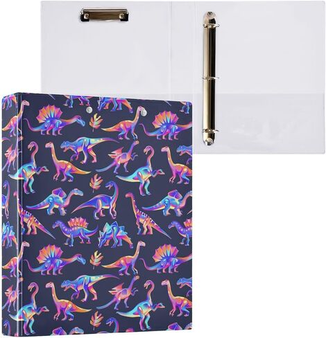 3 Ring Binder 1 Pack Cute Chickens Binder with 2 Pockets Design Three Ring Binder with 1.5 inch Round Ring for School or Office Supplies in Kuwait