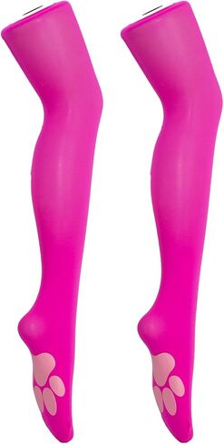 3D Cat Paw Pad Socks,Puffyed Pawpad Socks Thigh High Socks for Girls kids Women Cosplay Over The Knee Stockings in Saudi Arabia